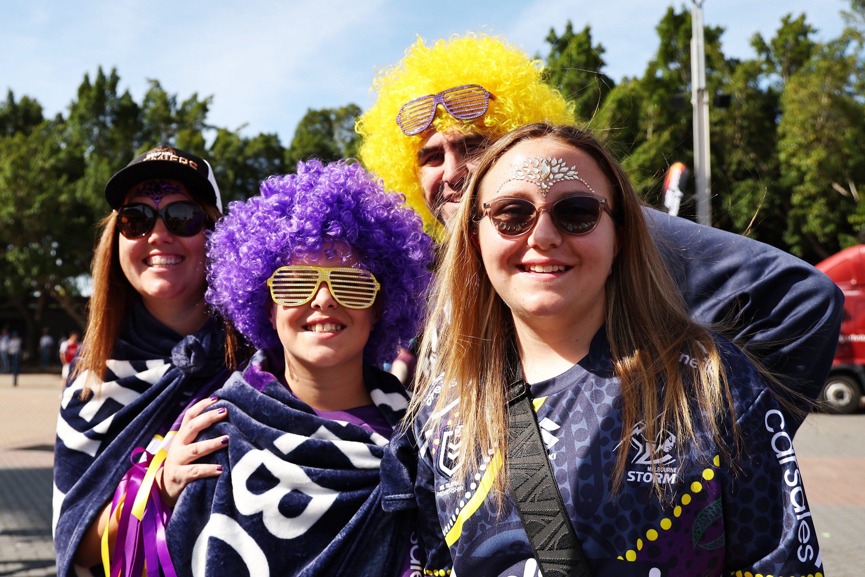 Storm supporters ahead of 2025 Grand Final