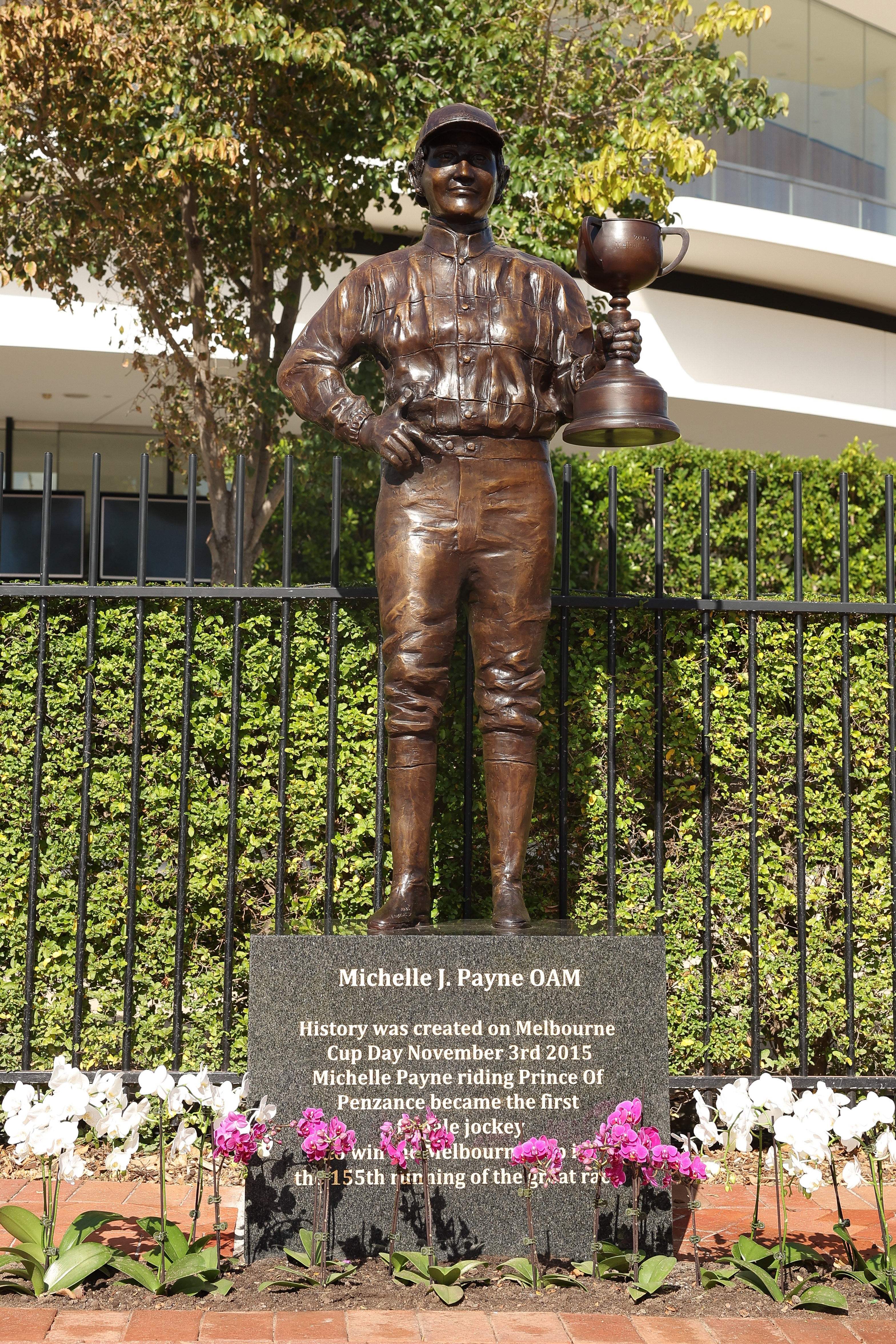 Michelle Payne, Flemington statue